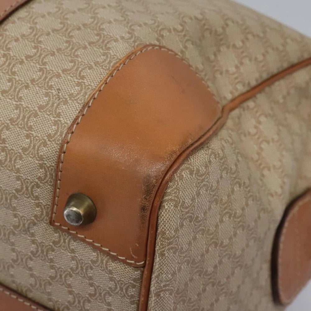 CELINE BOSTON BAG MACADAM CANVAS
