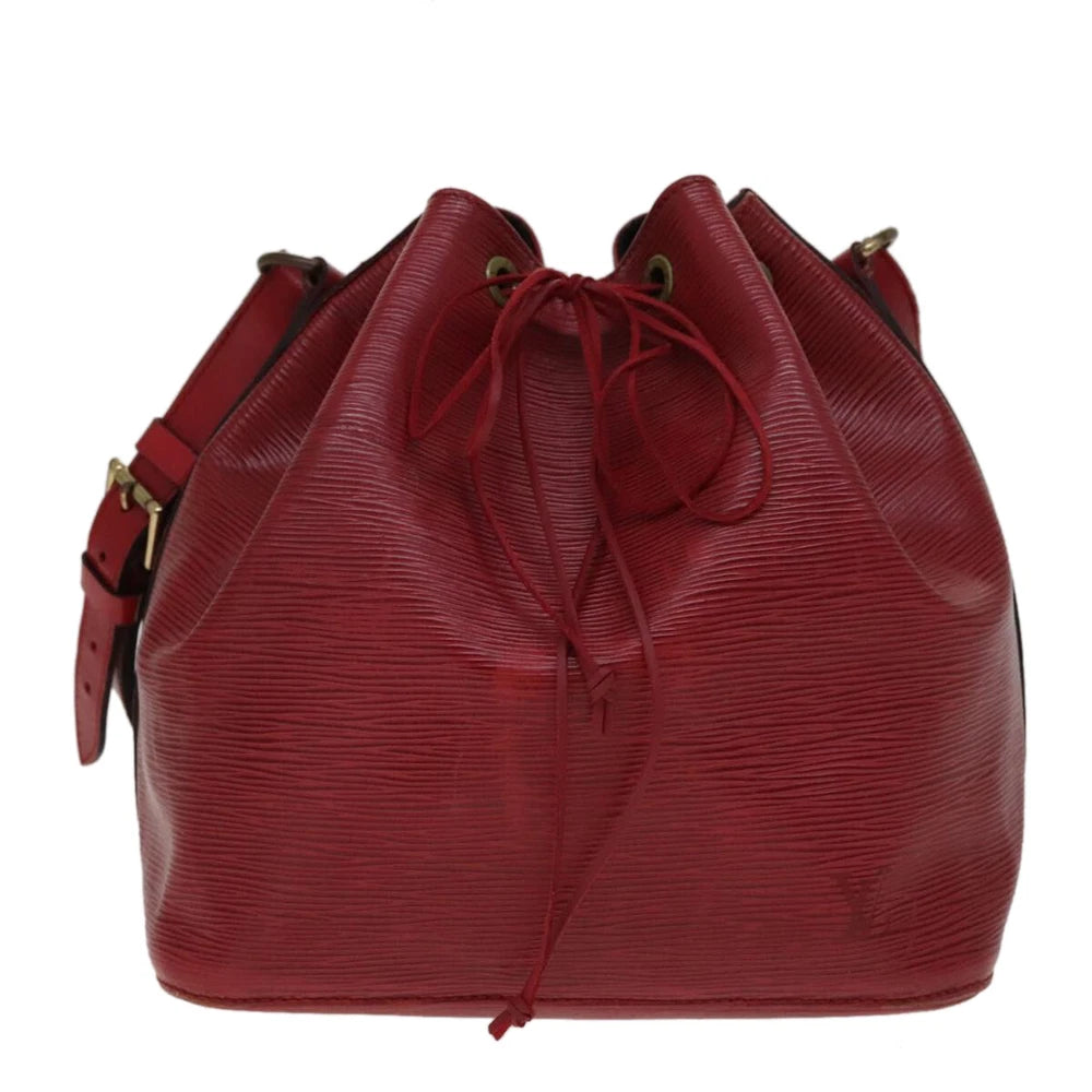 LOUIS VUITTON PETIT NOE BAG RED EPI LEATHER