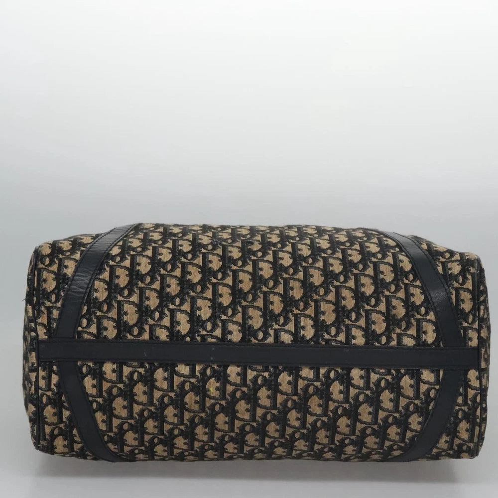 CHRISTIAN DIOR BOSTON BAG 40 TROTTER CANVAS