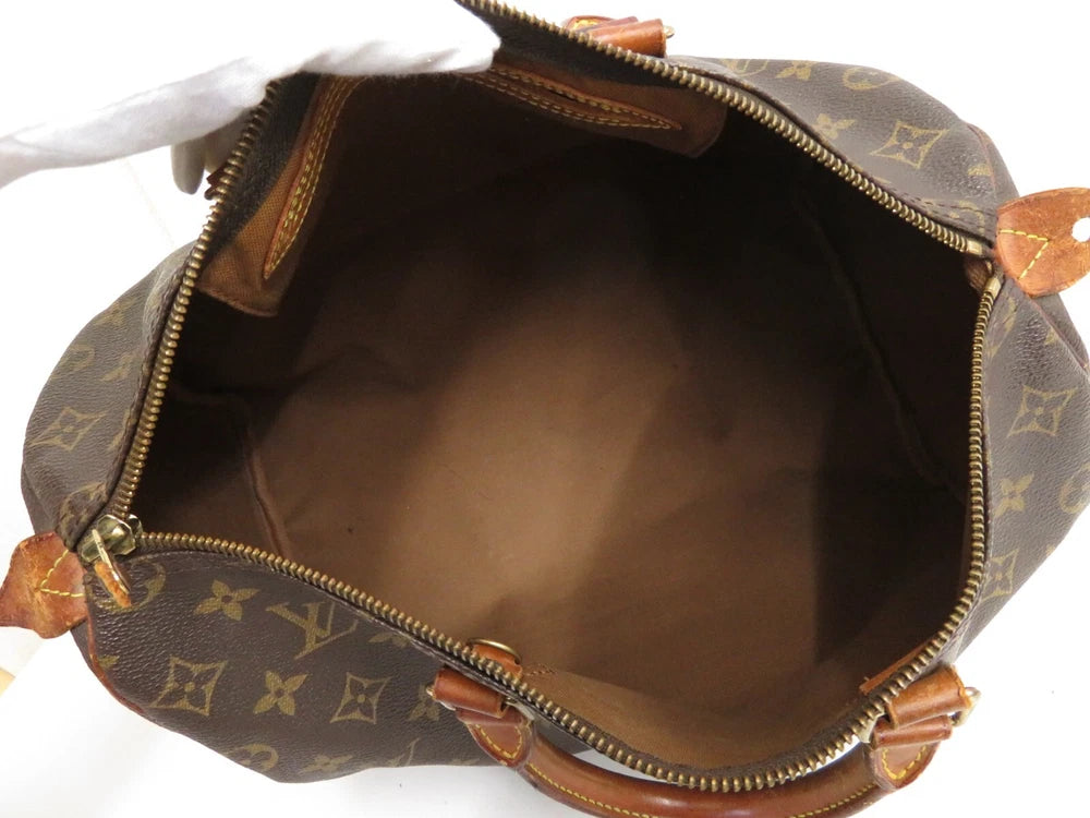 LOUIS VUITTON SPEEDY 35 BAG MONOGRAM CANVAS