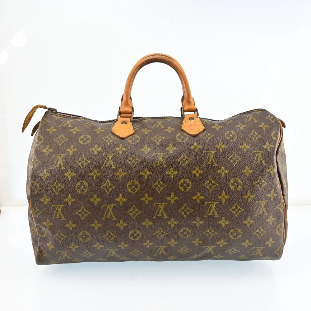LOUIS VUITTON SPEEDY 40 BAG MONOGRAM CANVAS