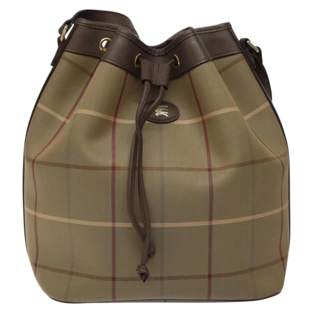 Vintage Burberry Bucket Bag - Nova Check Canvas