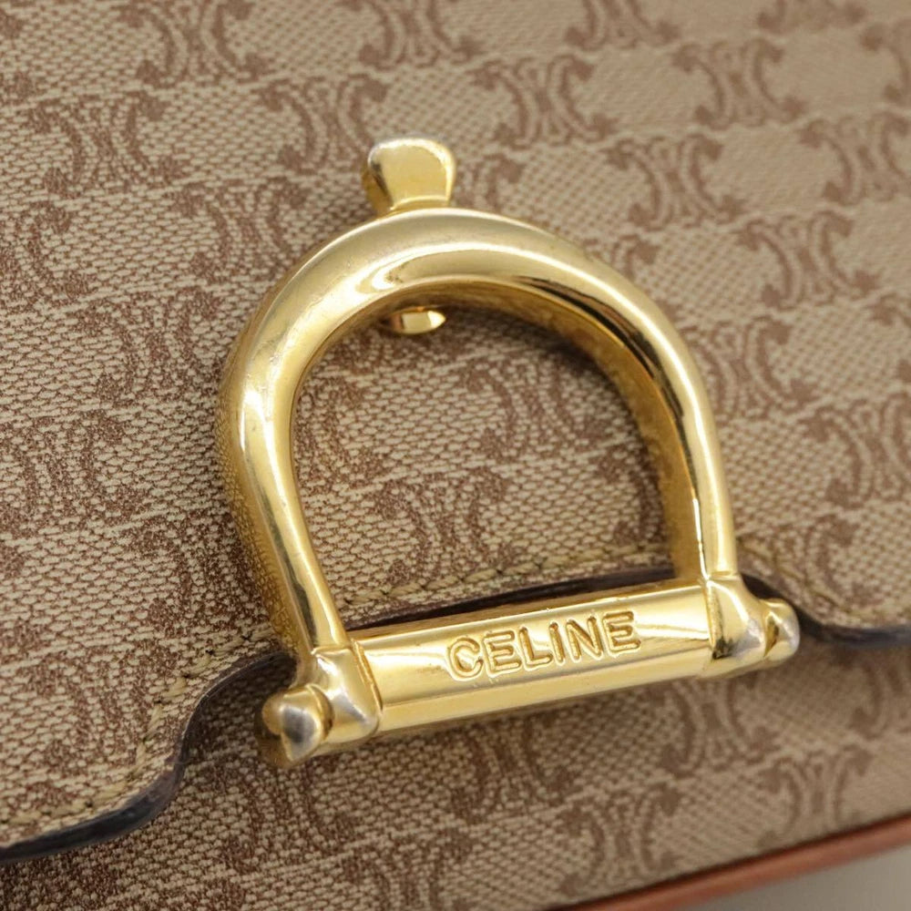 CELINE SHOULDER BAG MACADAM CANVAS
