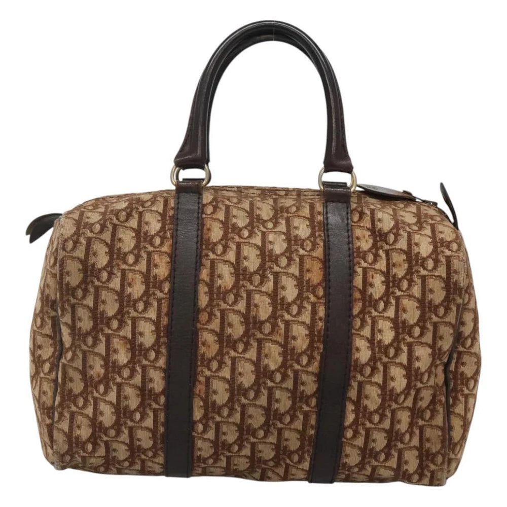 Dior Boston Bag 30 - Brown Trotter Canvas