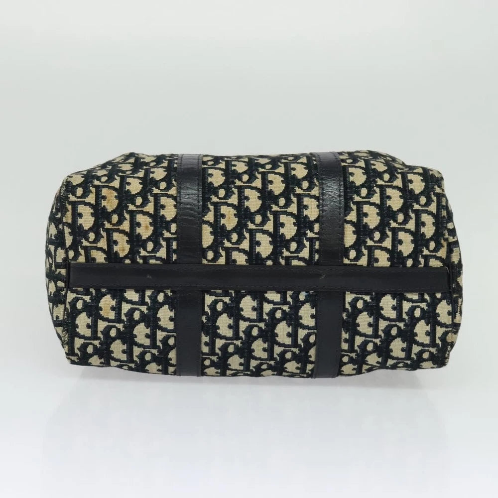 Dior Boston Bag 30 - Navy Trotter Canvas