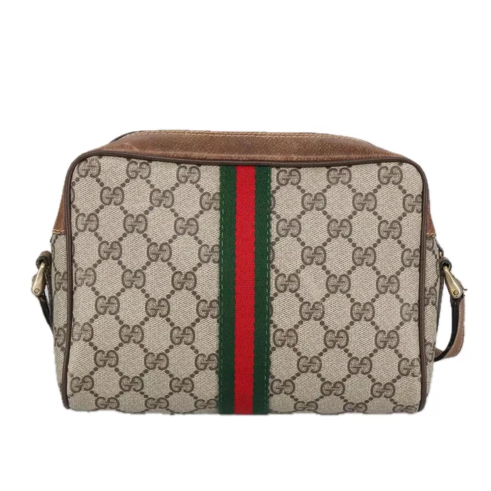 GUCCI SUPREME SHOULDER BAG GG CANVAS