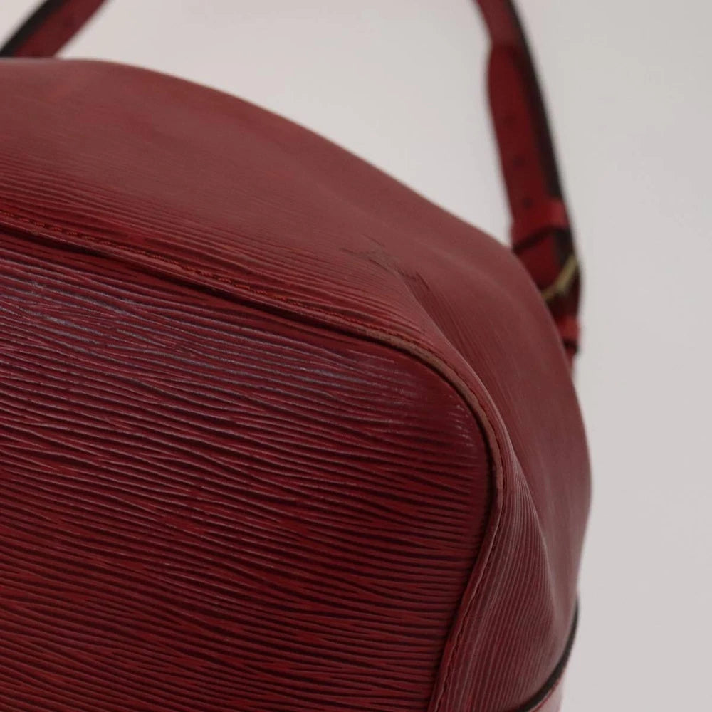 LOUIS VUITTON PETIT NOE BAG RED EPI LEATHER