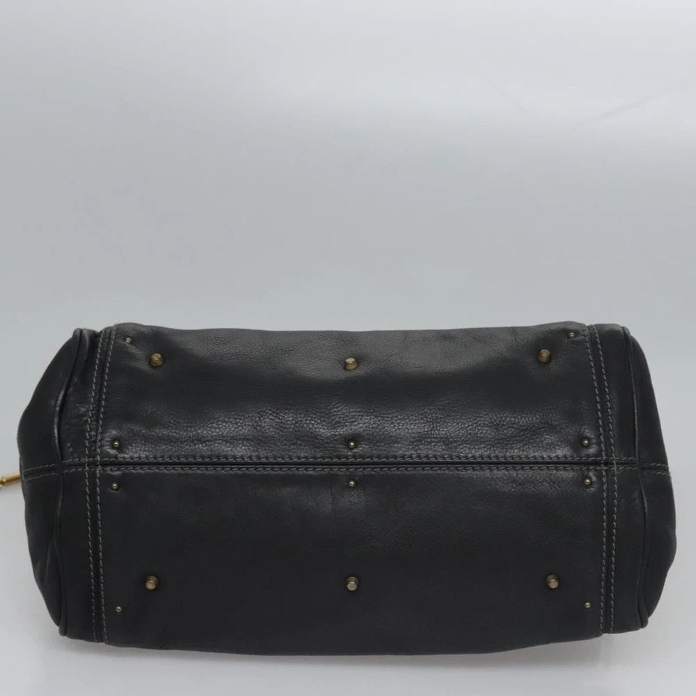 CHLOE PADDINGTON BAG BLACK LEATHER
