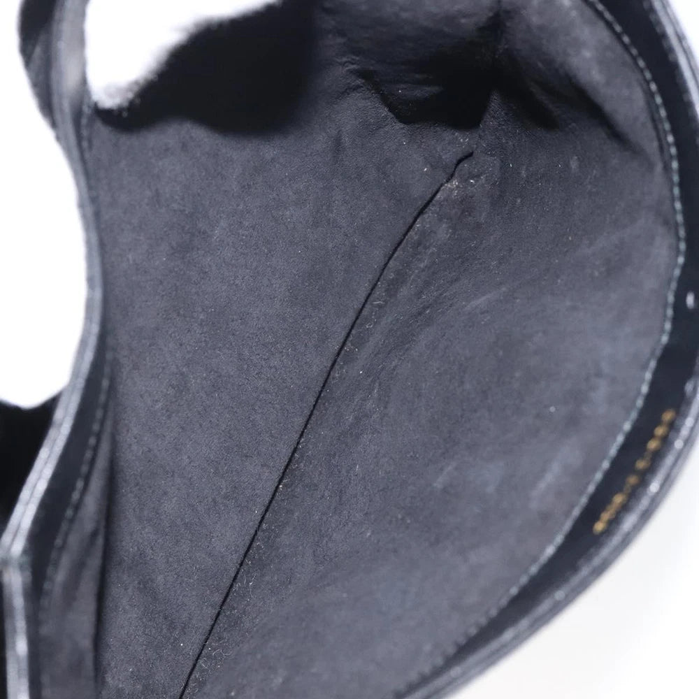 GUCCI BAMBOO BAG BLACK LEATHER
