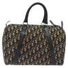 Dior Boston Bag 30 - Navy Trotter Canvas