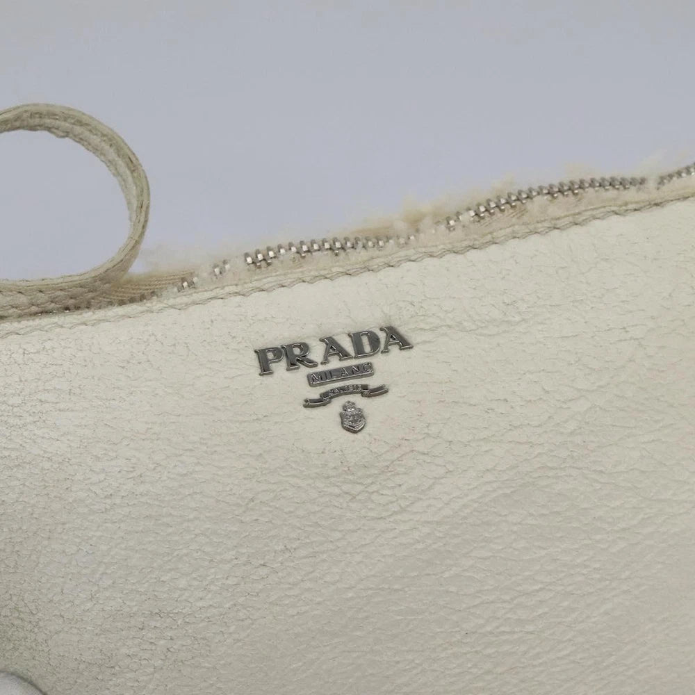 PRADA BAG WHITE LEATHER