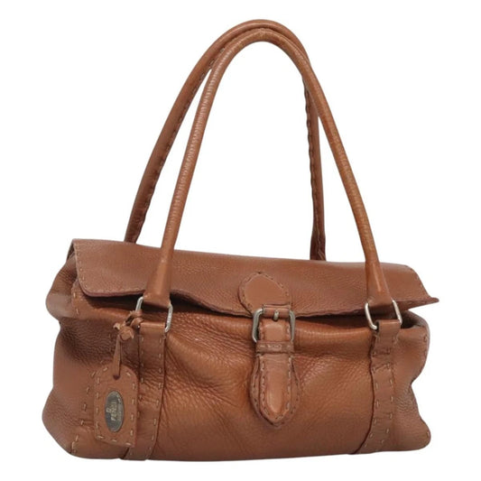 Fendi Celeria Bag - Brown Leather