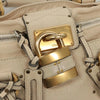 CHLOE PADDINGTON BAG WHITE LEATHER