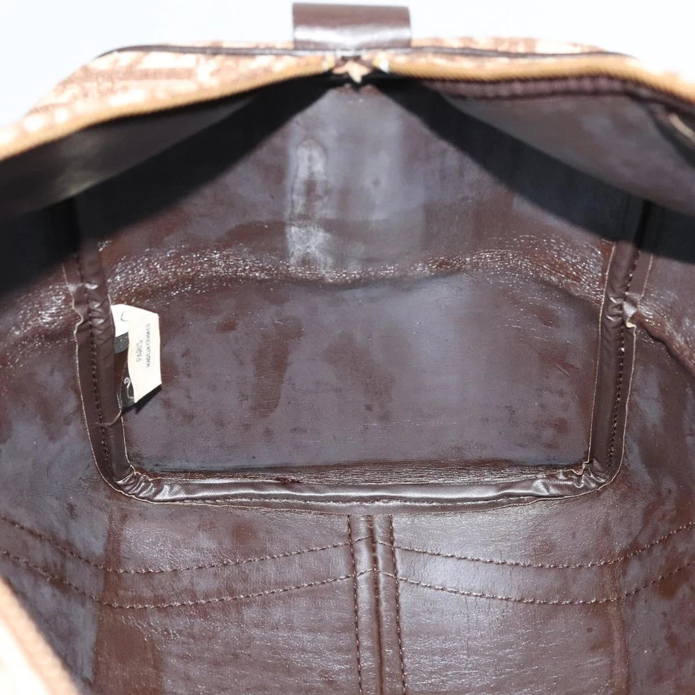 CHRISTIAN DIOR BOSTON BAG 40 TROTTER CANVAS