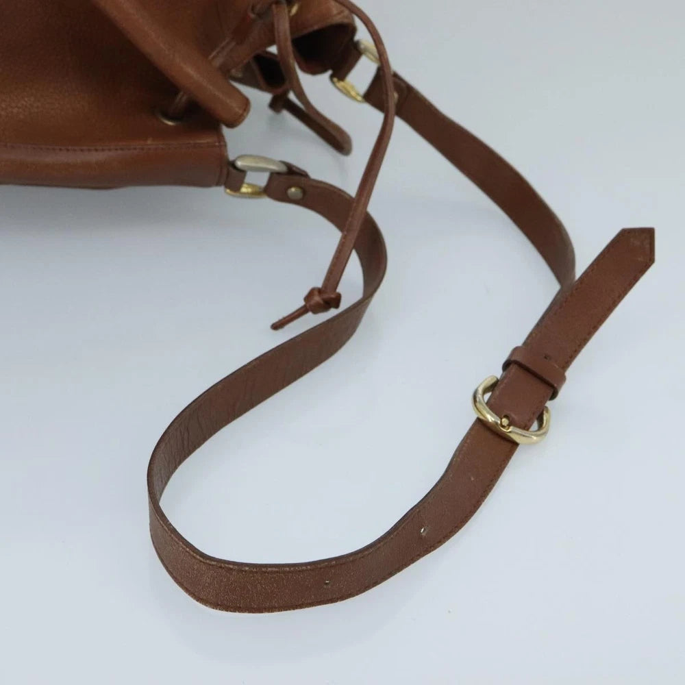 Burberry Bucket Bag - Brown Leather