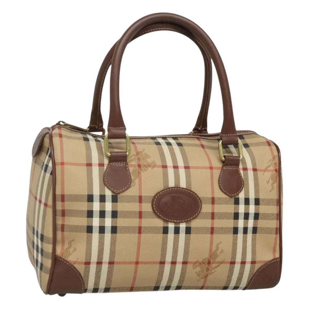 Vintage Burberry Handbag - Beige Nova Check