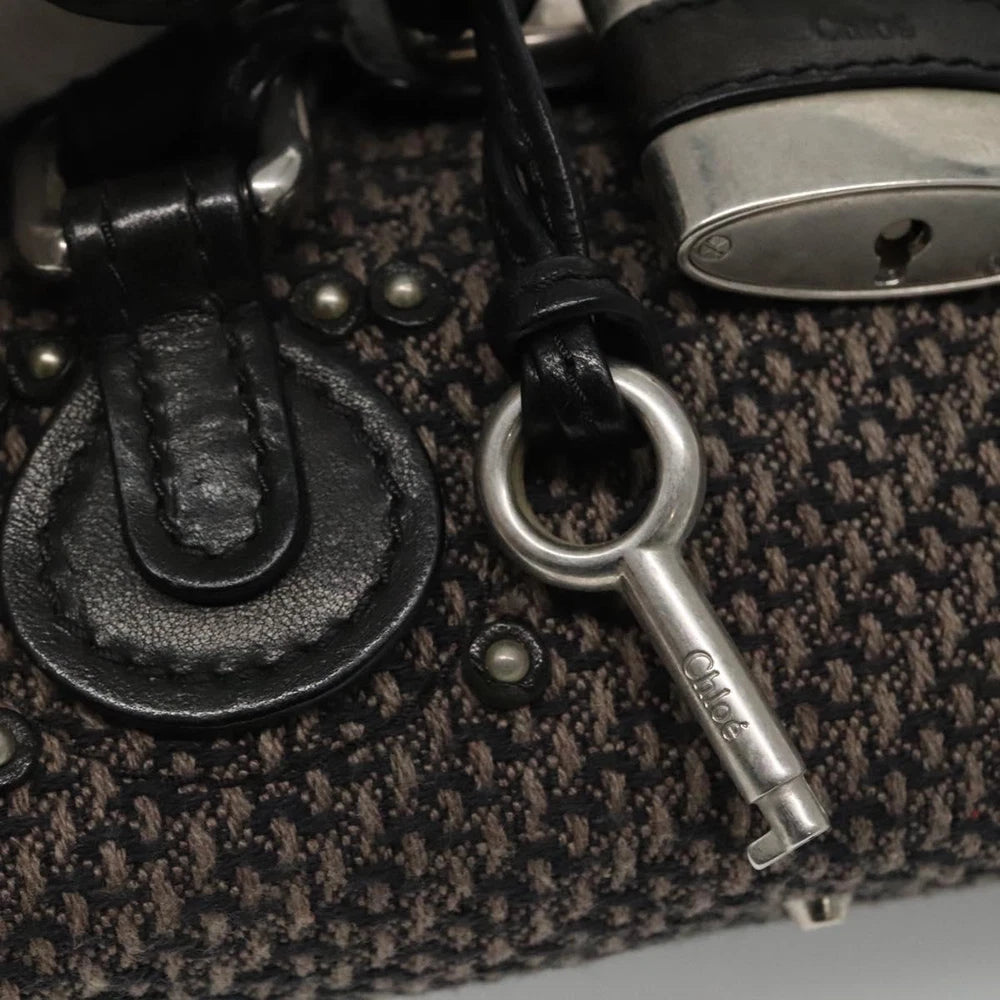 CHLOE MINI PADDINGTON BAG COTTON