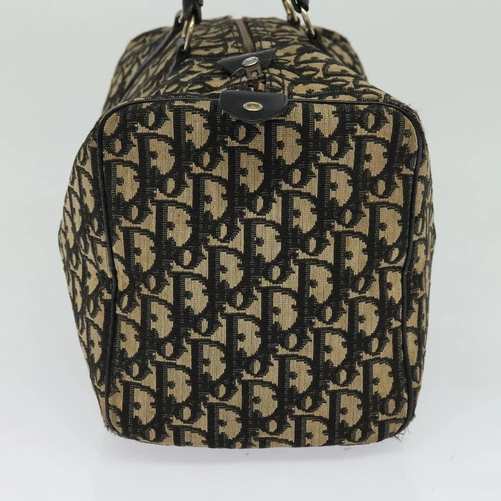 CHRISTIAN DIOR BOSTON BAG 30 TROTTER CANVAS