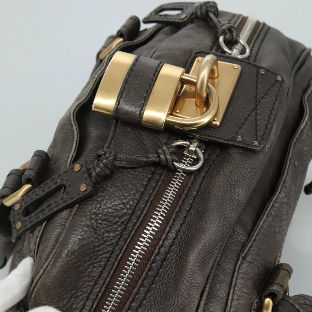 CHLOE PADDINGTON BROWN LEATHER