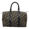 CHRISTIAN DIOR BOSTON BAG 30 TROTTER CANVAS
