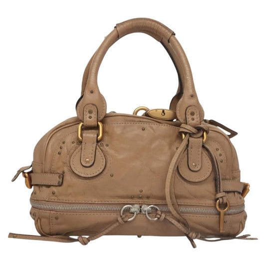 CHLOE PADDINGTON BAG BROWN LEATHER