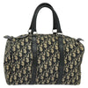 Vintage Dior Boston Bag 30 - Navy Trotter Canvas