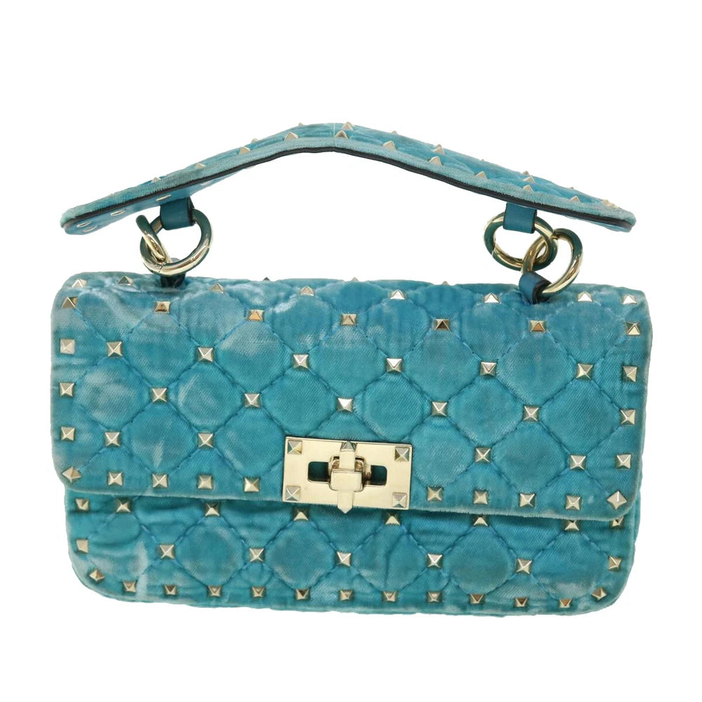 VALENTINO QUILTED BAG VELOR LIGHT BLUE