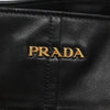 PRADA TOTE BAG BLACK LEATHER