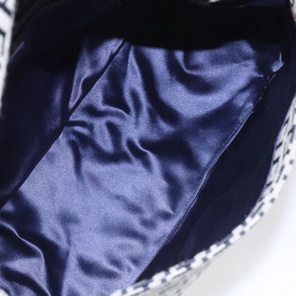 FENDI MAMMA BAGUETTE ZUCCHINO CANVAS NAVY