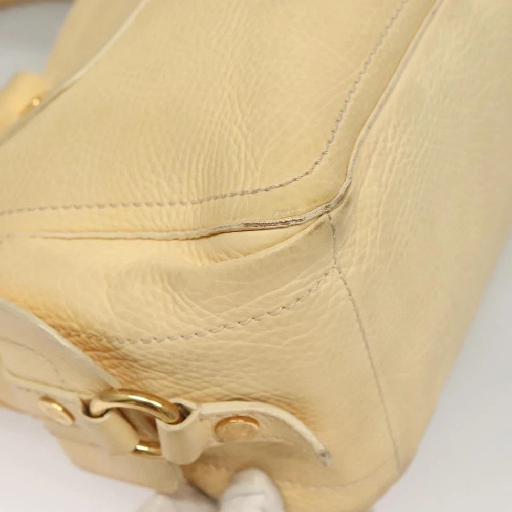 Celine Boogie Bag - Beige Leather