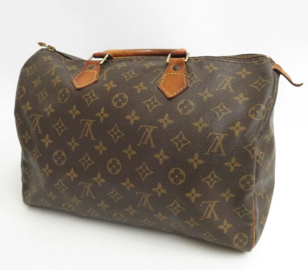 LOUIS VUITTON SPEEDY 35 BAG MONOGRAM CANVAS
