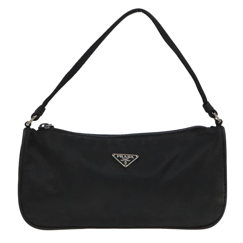 Svart Prada Nylon Veske