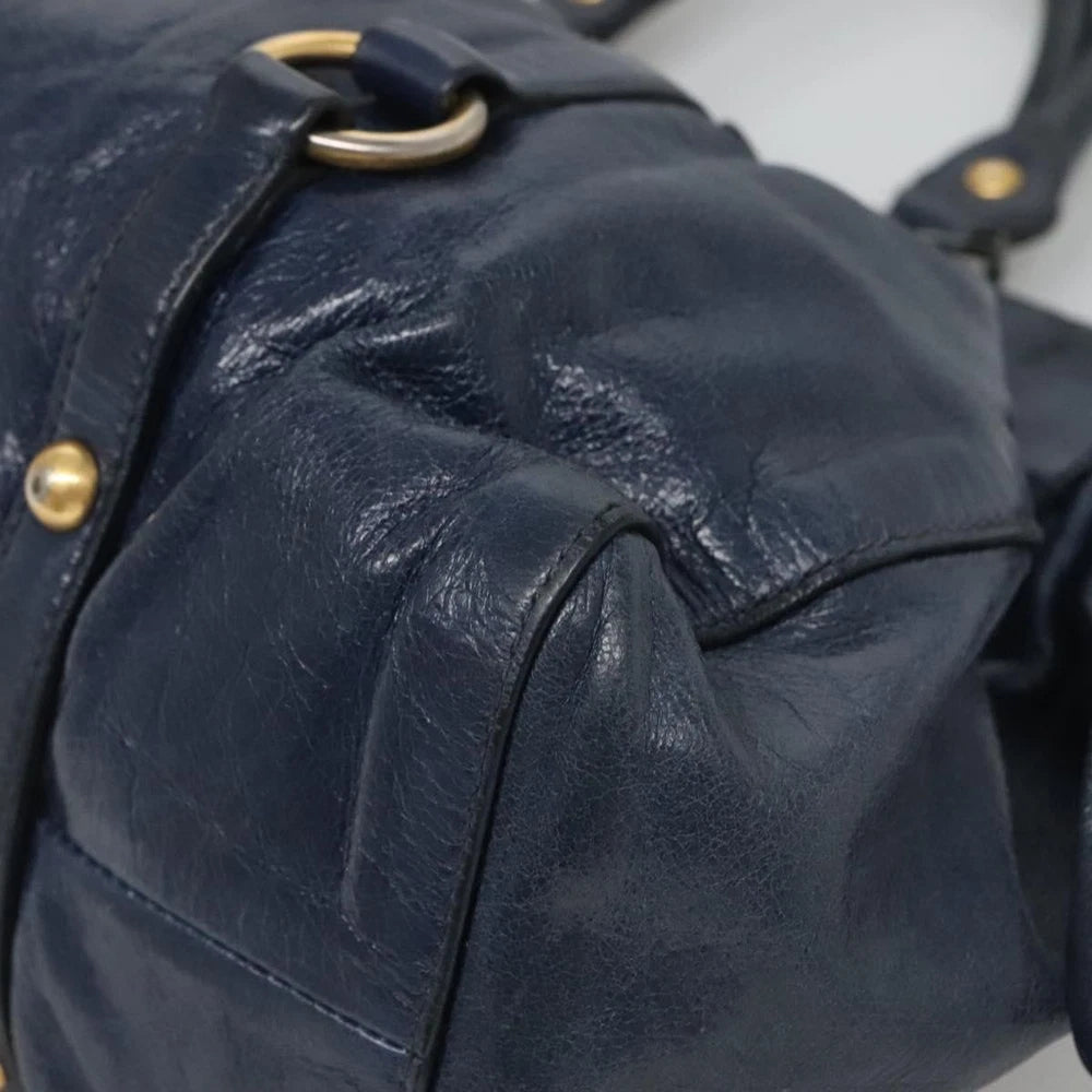 Vintage Miu Miu Bag - Navy Leather