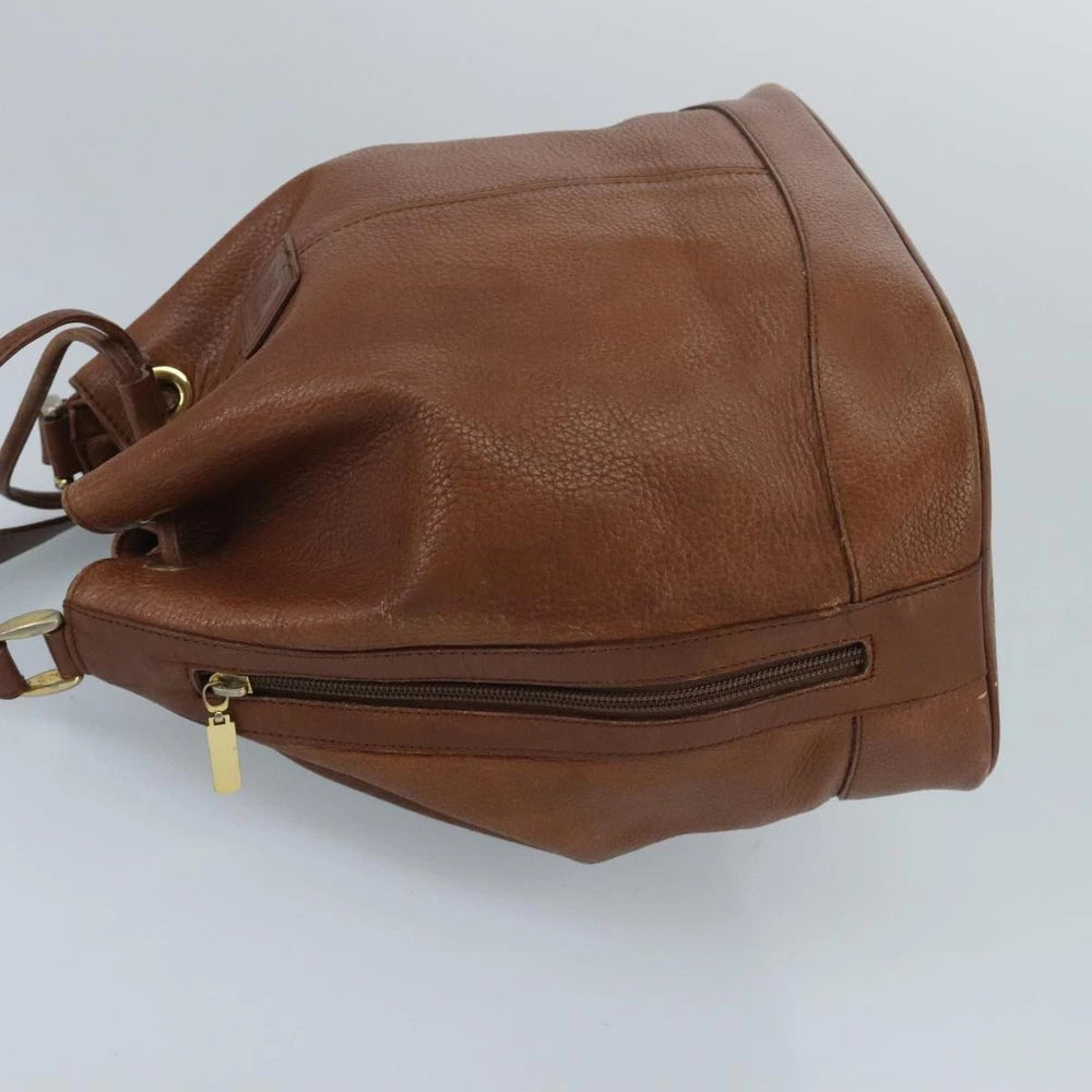 Burberry Bucket Bag - Brown Leather