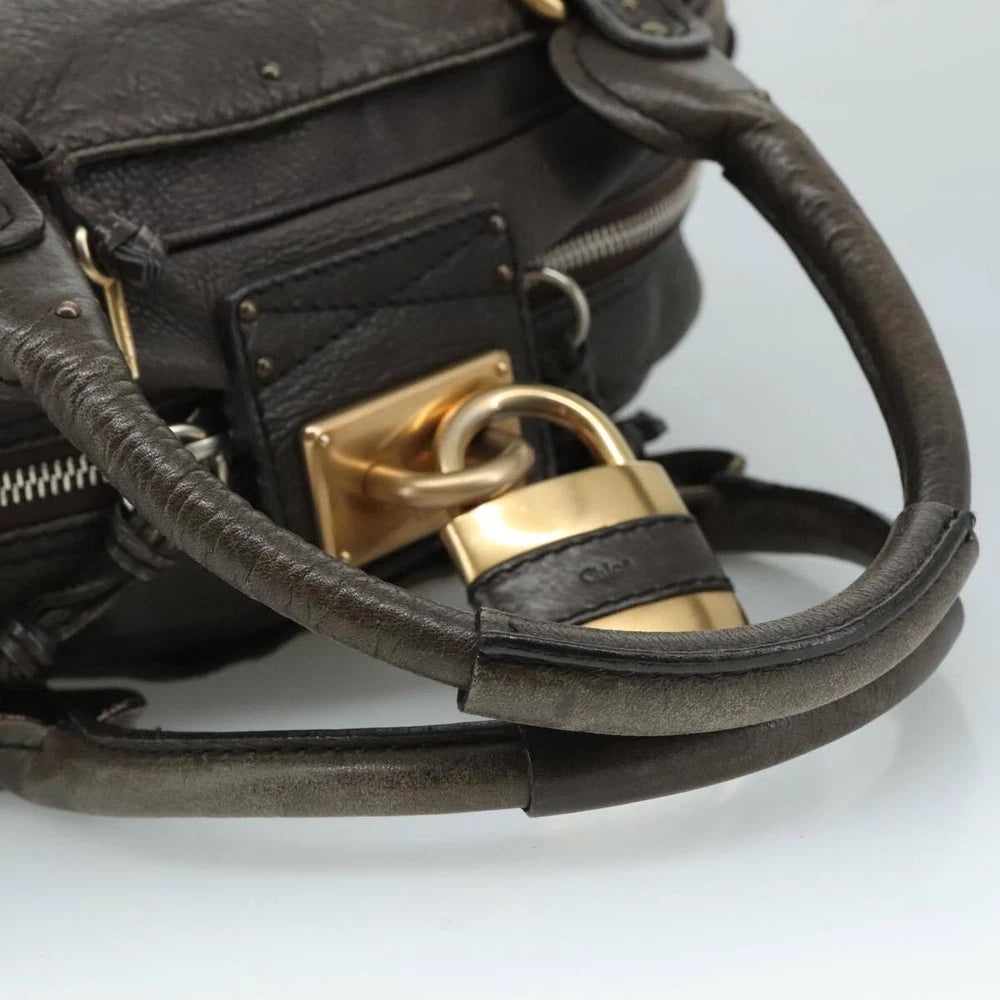 CHLOE PADDINGTON BROWN LEATHER