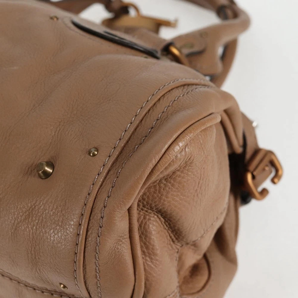 Vintage Chloe Paddington Bag Brun - Leather