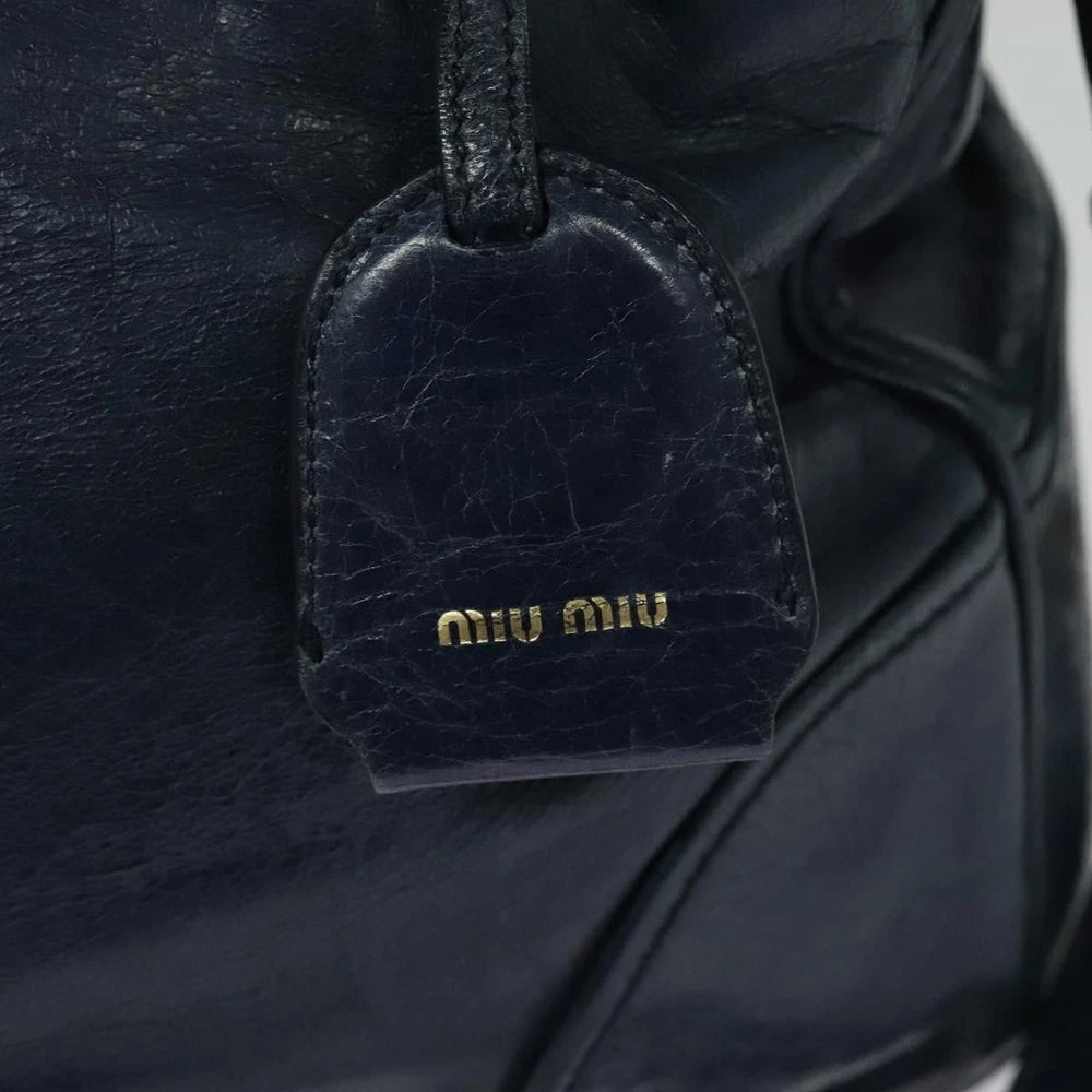 Blå Miu Miu Veske - Med Skulderrem