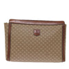 CELINE CLUTCH MACADAM CANVAS