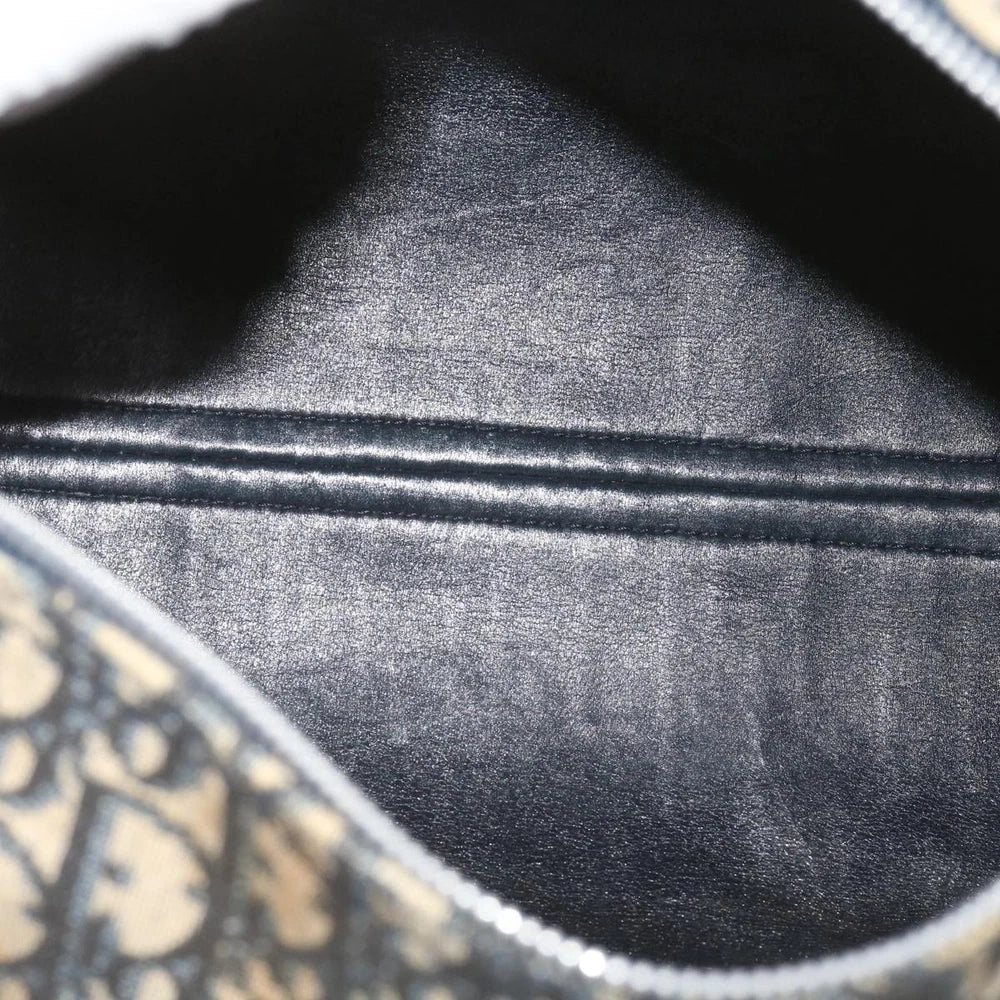 Dior Boston Bag Vintage - Navy Trotter Canvas