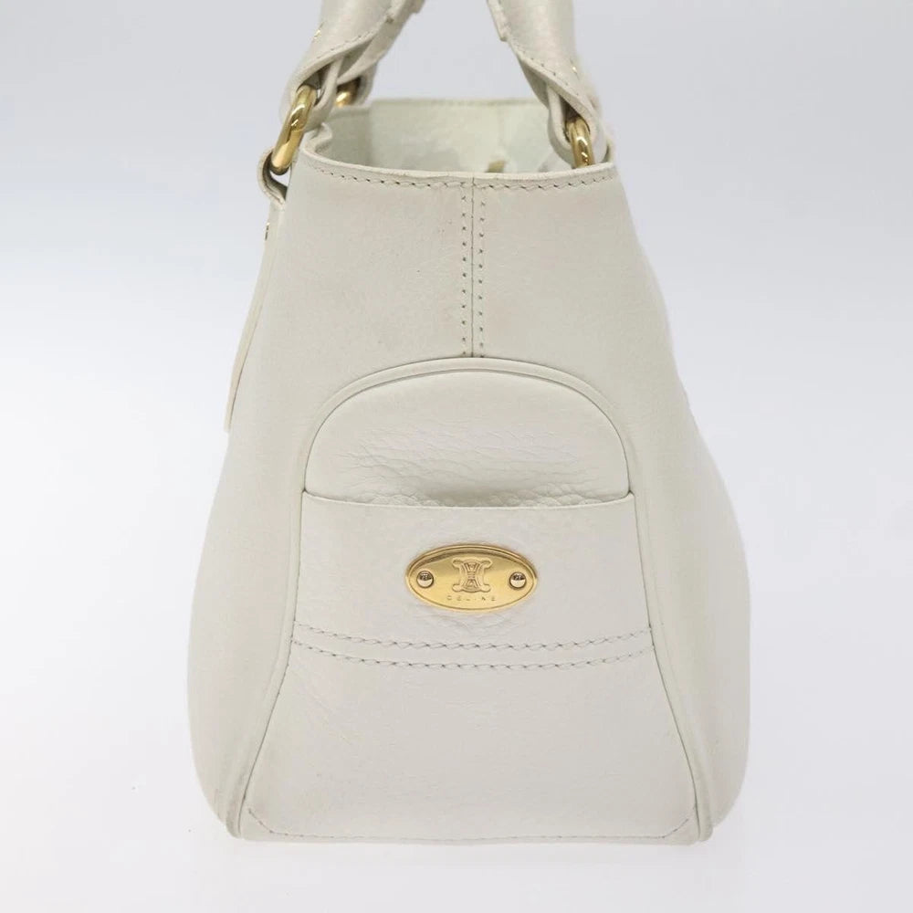 Celine Boogie Bag - White Leather