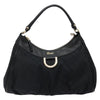 Gucci Abbey Bag - Black GG Canvas