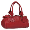 CHLOE PADDINGTON BAG RED LEATHER