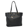 PRADA TOTE BAG BLACK LEATHER