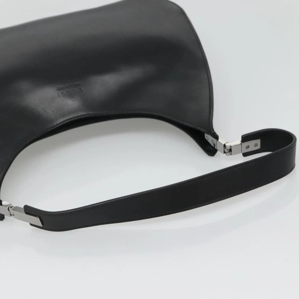 GUCCI SHOULDER BAG BLACK LEATHER - Brands Select