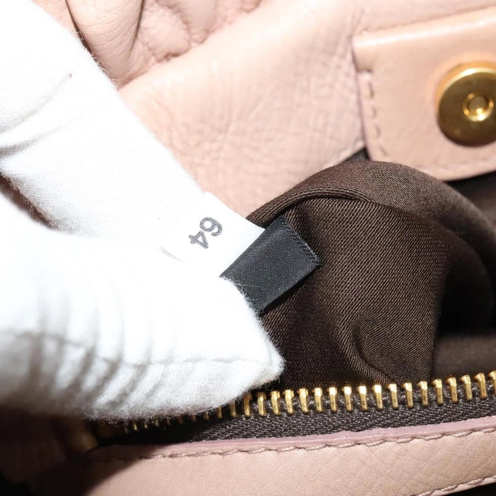 Miu Miu Vitello Bag - Beige Leather