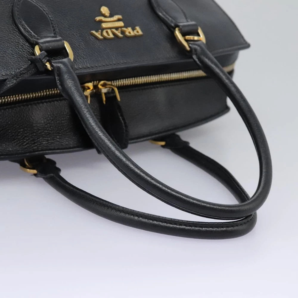 PRADA SAFFIANO BAG BLACK LEATHER
