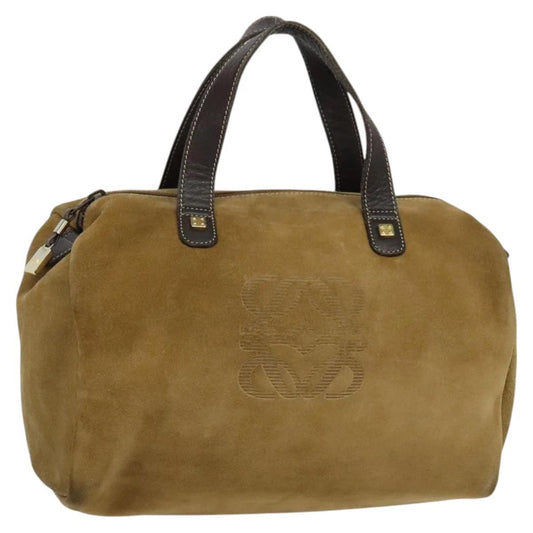 LOEWE ANAGRAM BAG SUEDE