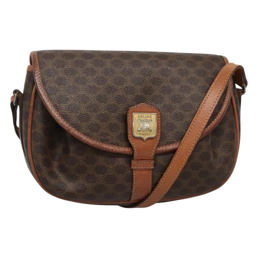 VINTAGE CELINE CROSSBODY BAG MACADAM CANVAS