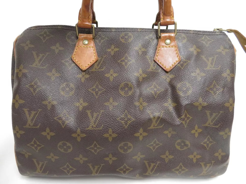 LOUIS VUITTON SPEEDY 30 BAG MONOGRAM CANVAS