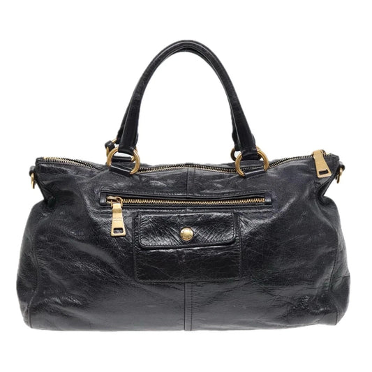 VINTAGE PRADA BAG BLACK LEATHER